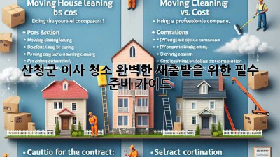 산청군 이사 청소: 완벽한 새출발을 위한 필수 준비 가이드